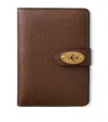 Mulberry Leather Darley Passport Holder In Brown