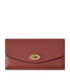 Mulberry Leather Darley Wallet In Brown