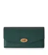 Mulberry Darley Leather Wallet In Green
