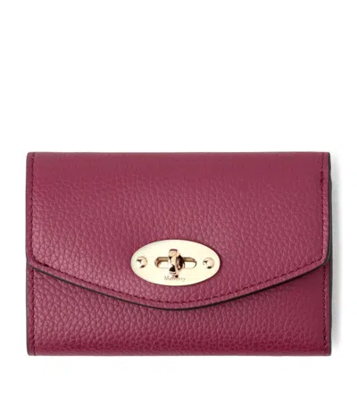 Mulberry Leather Darley Wallet In Multi