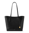 Mulberry Leather East West Tote Bag In Black