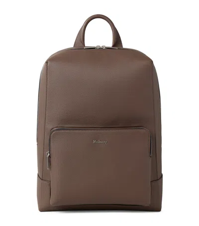Mulberry Leather Farringdon Backpack In Brown
