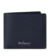 Mulberry Leather Farringdon Card Wallet In Blue