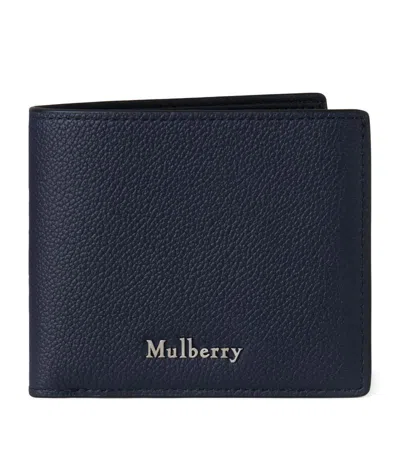 Mulberry Leather Farringdon Card Wallet In Night Sky