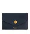 Mulberry Leather Folded Multi-card Wallet In Blue
