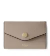 Mulberry Leather Folded Wallet In Neutral
