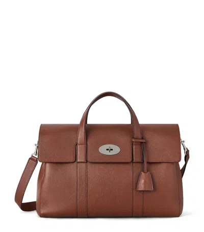 Mulberry Leather Heritage Piccadilly Messenger Bag In Brown