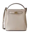 Mulberry Islington Leather Bucket Bag In White