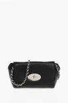 Mulberry Leather Lily Glossy Mini Bag With Shoulder Chain