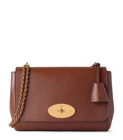 Mulberry Leather Lily Shoulder Bag In Brown