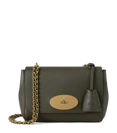 Mulberry Leather Lily Shoulder Bag In Green