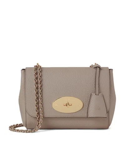 Mulberry Leather Lily Shoulder Bag In Neutral