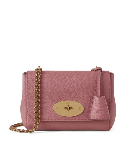 Mulberry Leather Lily Shoulder Bag In Pink