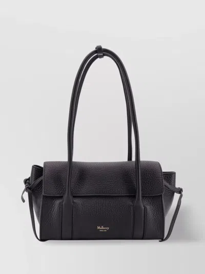 Mulberry Leather Logo Shoulder Bag