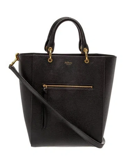 Pre-owned Mulberry Leather Maple Small In Black