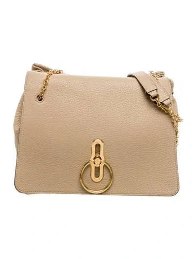 Pre-owned Mulberry Leather Marloes In Neutral