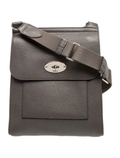 Pre-owned Mulberry Leather Messenger Bag In Green