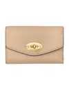 MULBERRY LEATHER MULTI-CARD WALLET WITH BRASS HARDWARE AND POSTMAN'S LOCK CLOSURE