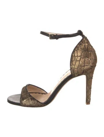 Pre-owned Mulberry Leather Patterned Sandals In Multicolor