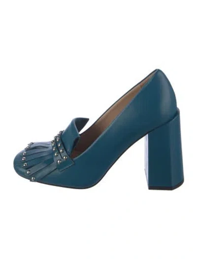 Pre-owned Mulberry Leather Pumps In Blue