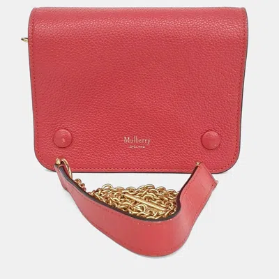 Pre-owned Mulberry Leather Red Clifton Crossbody Small