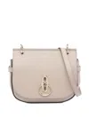 Mulberry Leather Satchel Bag In Nude