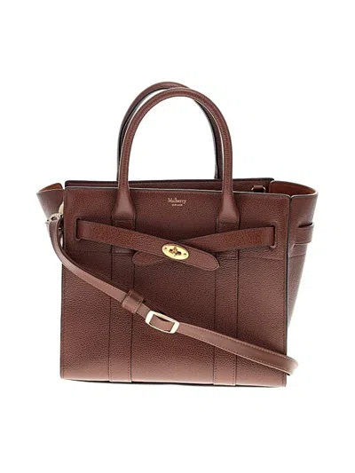 Pre-owned Mulberry Leather Satchel In Brown