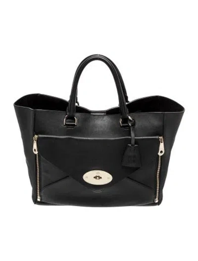 Pre-owned Mulberry Leather Shoulder Bag In Black