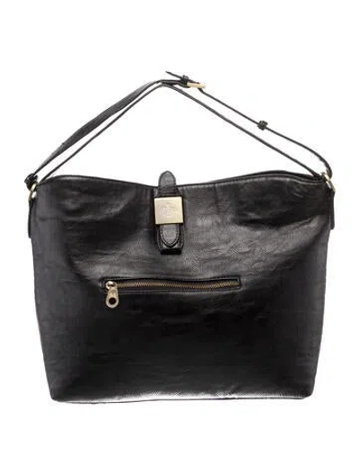 Pre-owned Mulberry Leather Shoulder Bag In Black