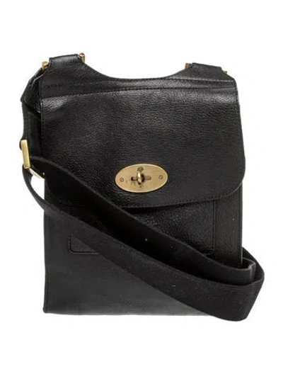 Pre-owned Mulberry Leather Shoulder Bag In Black
