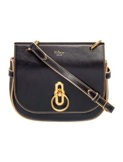 Pre-owned Mulberry Leather Shoulder Bag In Black