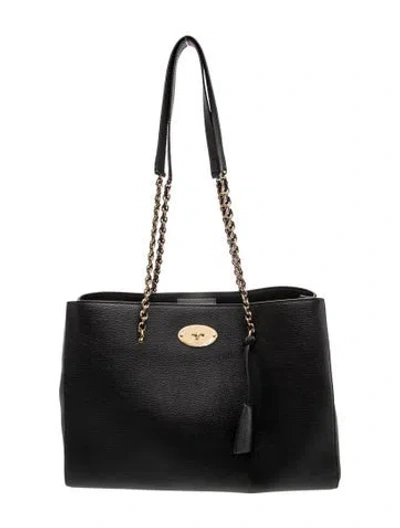 Pre-owned Mulberry Leather Shoulder Bag In Black