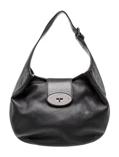 Pre-owned Mulberry Leather Shoulder Bag In Black