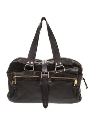 Pre-owned Mulberry Leather Shoulder Bag In Black