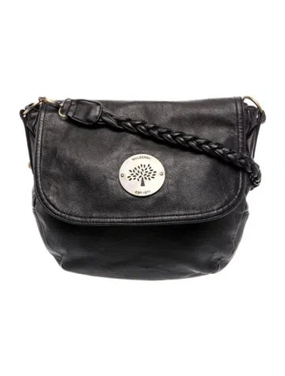 Pre-owned Mulberry Leather Shoulder Bag In Black
