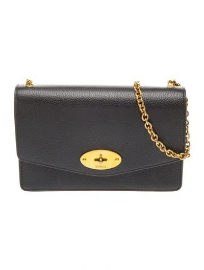 Pre-owned Mulberry Leather Shoulder Bag In Black
