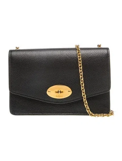 Pre-owned Mulberry Leather Shoulder Bag In Black