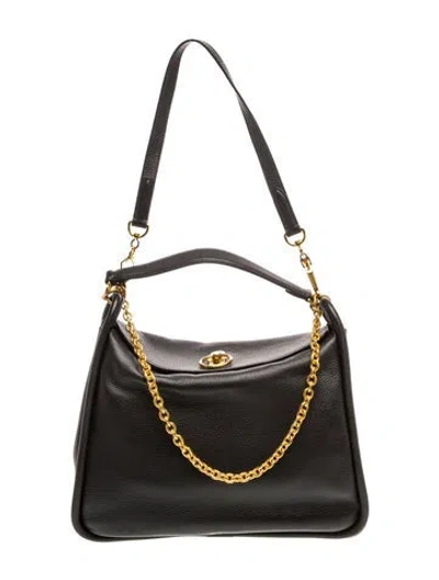 Pre-owned Mulberry Leather Shoulder Bag In Black