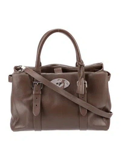 Pre-owned Mulberry Leather Shoulder Bag In Blue