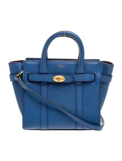 Pre-owned Mulberry Leather Shoulder Bag In Blue