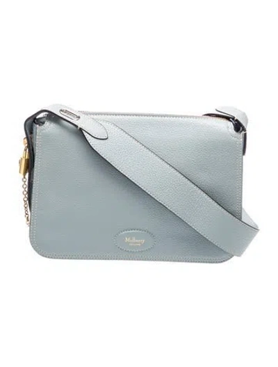 Pre-owned Mulberry Leather Shoulder Bag In Blue