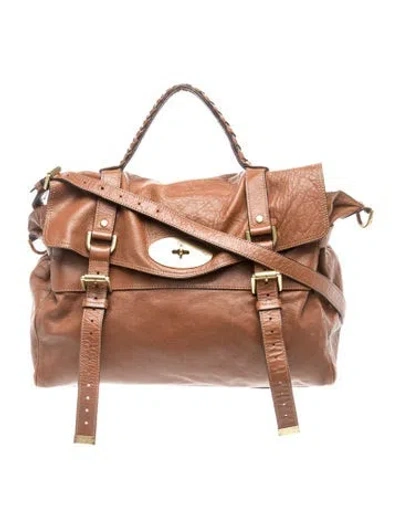 Pre-owned Mulberry Leather Shoulder Bag In Brown