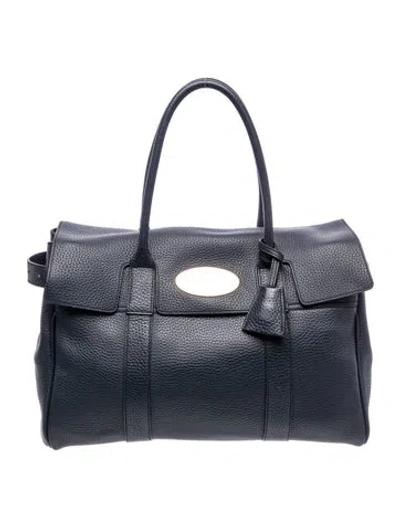 Pre-owned Mulberry Leather Shoulder Bag In Gray