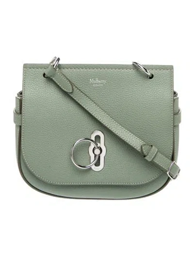 Pre-owned Mulberry Leather Shoulder Bag In Green