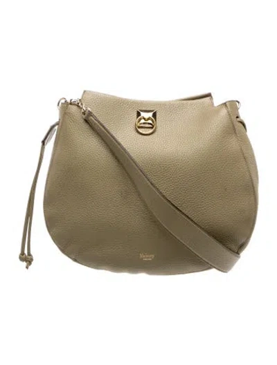 Pre-owned Mulberry Leather Shoulder Bag In Green