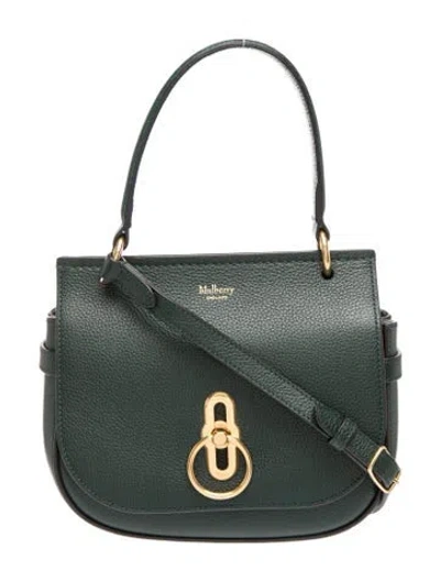 Pre-owned Mulberry Leather Shoulder Bag In Green