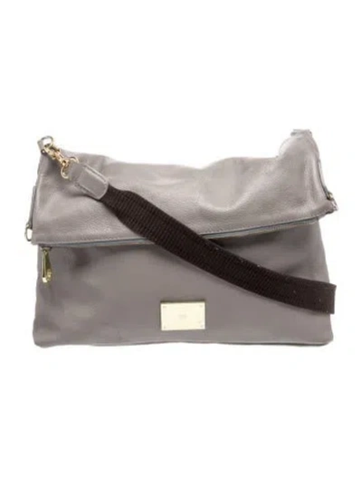 Pre-owned Mulberry Leather Shoulder Bag In Grey