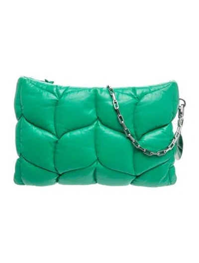 Pre-owned Mulberry Leather Shoulder Bag Medium In Green