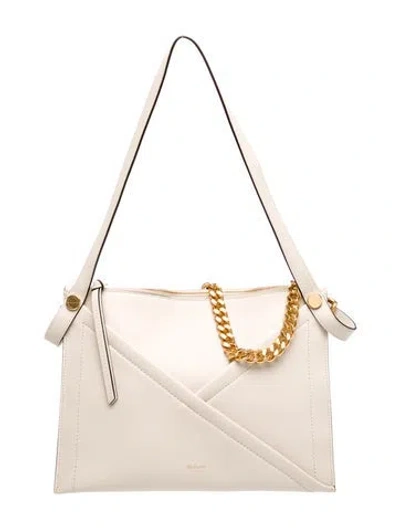 Pre-owned Mulberry Leather Shoulder Bag In Neutral