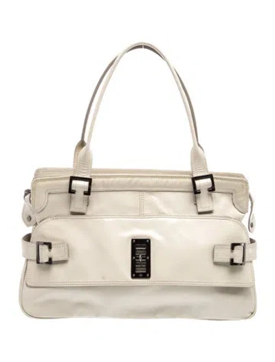 Pre-owned Mulberry Leather Shoulder Bag In Neutral